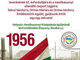 Megemlékezés Mezőkaszonyban