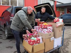 Ajándékcsomagok Luhanszk megyei óvodásoknak