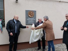 Ungvári Lajos-emléktáblát avattak Ungváron