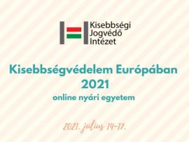 Kezdetét vette a Kisebbségvédelem Európában című online nyári egyetem