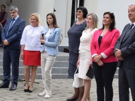 Kárpátaljára látogatott Szentkirályi Alexandra kormányszóvivő
