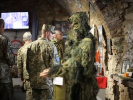 Kelet-ukrajnai háborús kiállítás nyílt a munkácsi várban