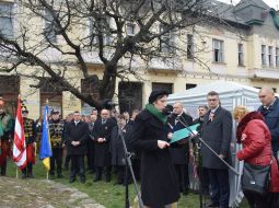 2018 - Hűséggel az anyanyelvhez. Március 15.-i megemlékezés Beregszászon