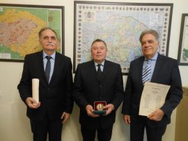 Varga Béla újságíró Európa-érmet kapott